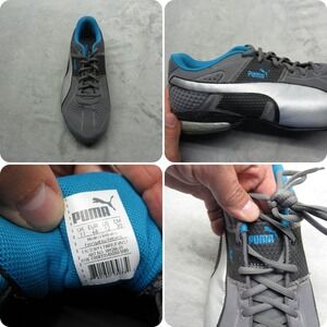 Puma Sneaker‎ Mens 12 Gray Cell Surin Deboss Lace-Up Athletic 1 Shoe Right Only